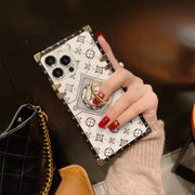 New Diamond-studded square phone case For Samsung