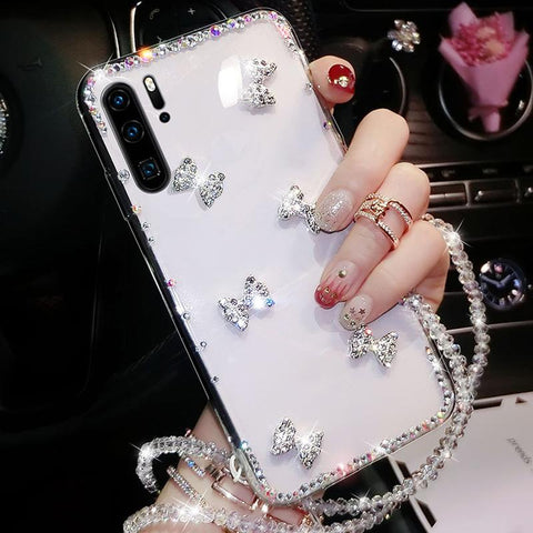 Rhinestone Bow Case