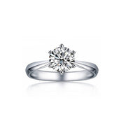 High-end luxury 2022 new super flash elegant French ring