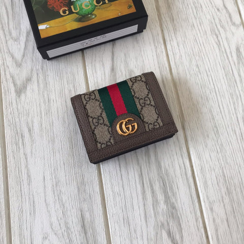 Ophidia GG card case wallet