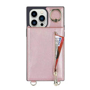 Cross body leather zero wallet phone Case