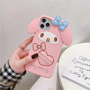 Cute Cartoons Mirror Phone Case