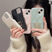 Luxury soft leather phone case for iphone