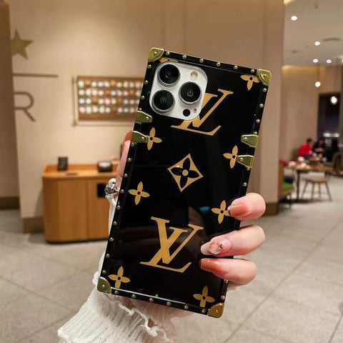 Luxury Square Bracket Phone Case