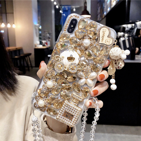 Small Fresh Rhinestones Diamond Phone Case