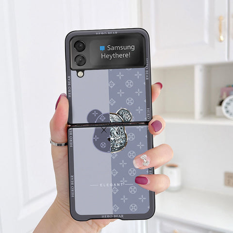 Samsung galaxy Z Flip3 folding screen metal bear all-inclusive anti-fall