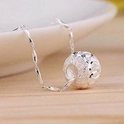 95 sterling silver necklace female ins clavicle pendant