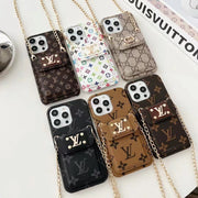 Card insertion bag crossbody phone case