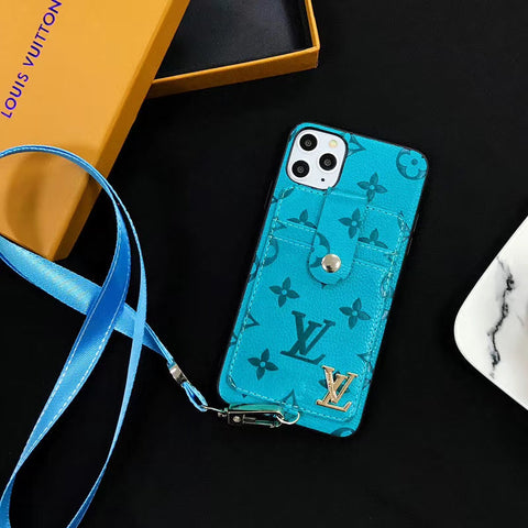 Fashion leather card case phone case