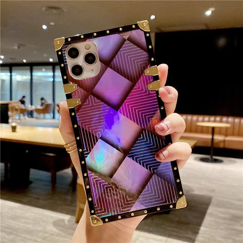 Blu-ray Checkered Phone Case