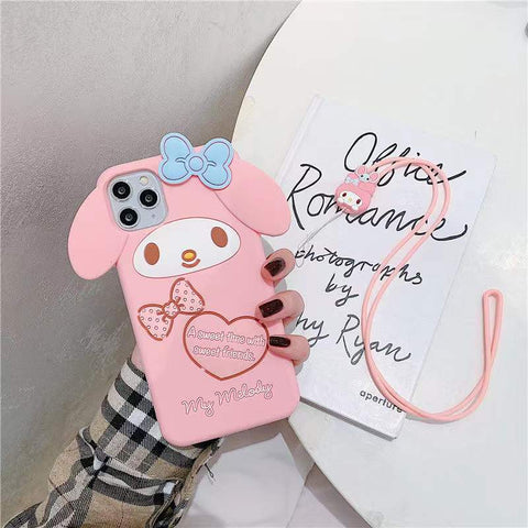 Cute Cartoons Mirror Phone Case