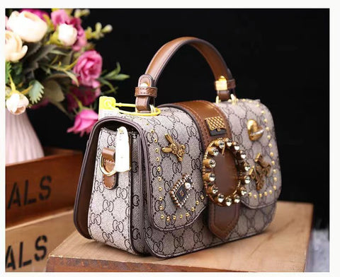 New Luxury Retro diamond Handbag