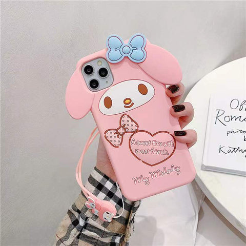 Cute Cartoons Mirror Phone Case