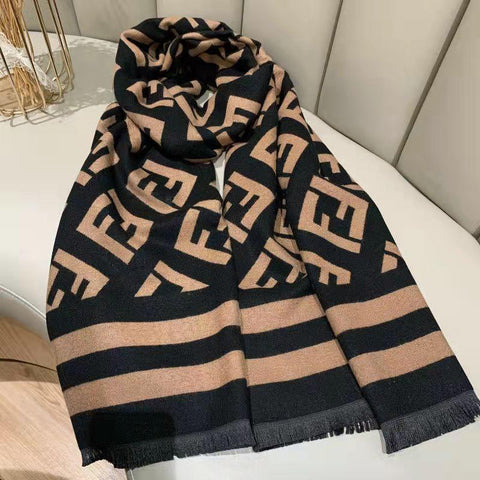 Fashion Winter Cashmere Scarf Thick Blanket Pashmina Hijab Long Scarves Warm Shawls