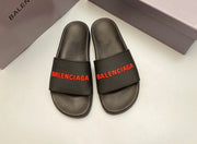 B A L E N C I A G A - Slides [Black & Red]