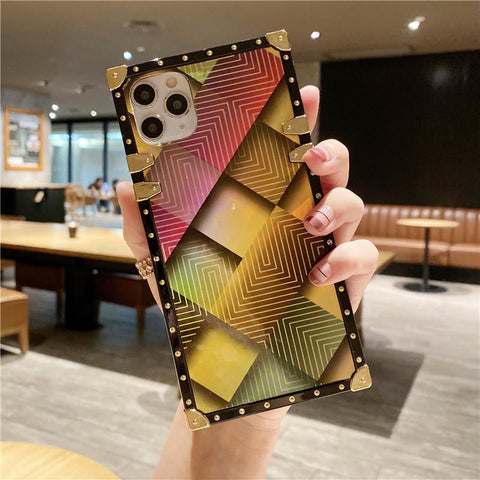 Blu-ray Checkered Phone Case