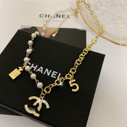 Sheepskin Necklace neck chain pearl chain