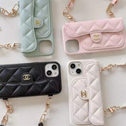 Chain and card bag phone case