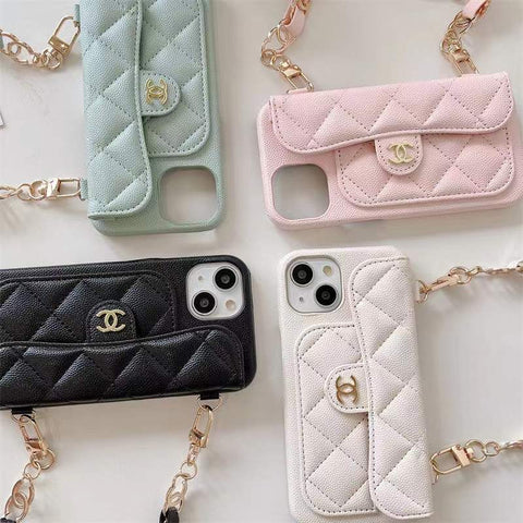 Chain and card bag phone case