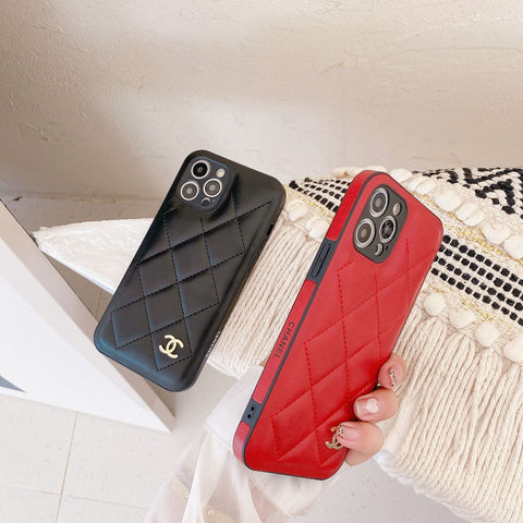 Fashion all-inclusive side leather phone case