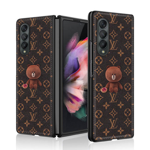 Cartoon Mickey Bear Samsung Galaxy Z Fold3 folding screen