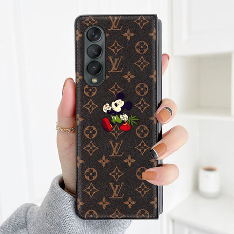 Cartoon Mickey Bear Samsung Galaxy Z Fold3 folding screen