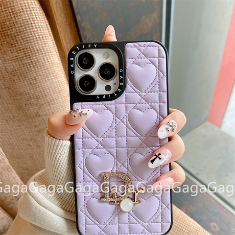 Soft leather luxury phone case