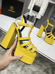 V E R S A C E - Steppe Heels [Yellow]