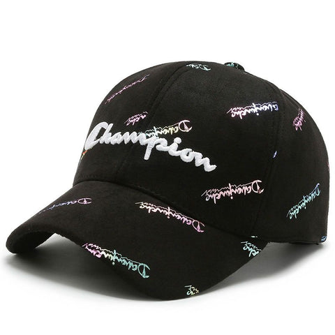 Lamb hair baseball cap