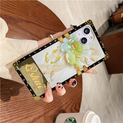 Tulips square  phone case