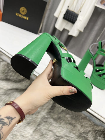 V E R S A C E - Steppe Heels [Green]