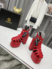 V E R S A C E - Steppe Heels [Red]