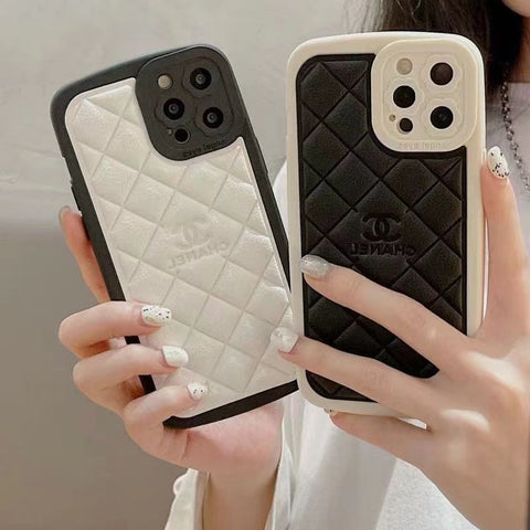 Leather soft luxury phone case