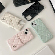 Luxury soft leather phone case for iphone