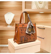 New Luxury letter cowhide Handbag