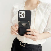 Card insertion bag crossbody phone case