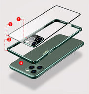 Metal Bumper with Tempered Glass