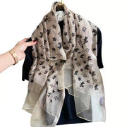 New Fashion Silk Wool Blended All-match Shawl Scarf