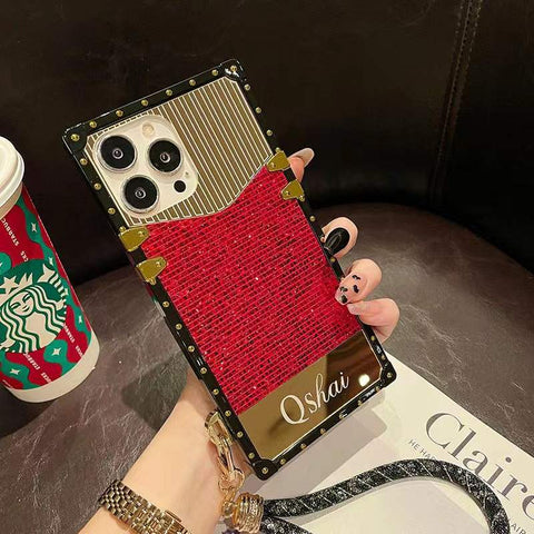 Shiny square  phone case