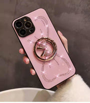 Diamond Bowknot Stand Phone Case for iphone