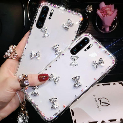 Rhinestone Bow Case