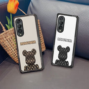 Mechanical bear Samsung zfold3 mobile phone case