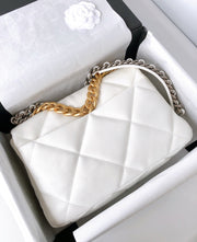 White handbag