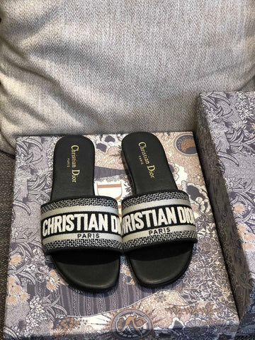 Dior slides black