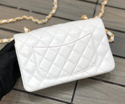 White handbag 20cm