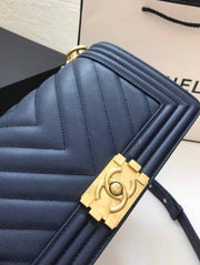 fashion navy boy handbag