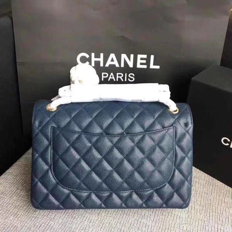 Chanel caviar navy 30cm