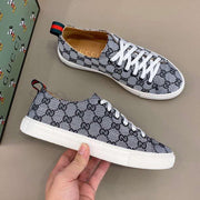 GG sneakers gray white