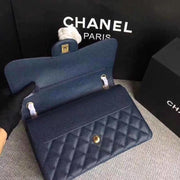 Chanel caviar navy 30cm