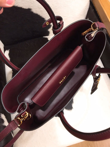 Prada burgundy